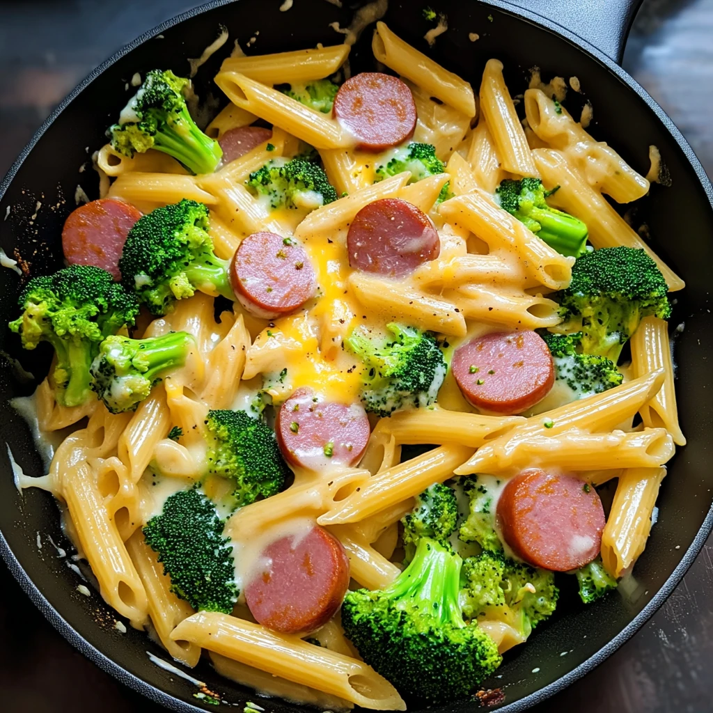 Creamy Kielbasa Broccoli Skillet 30 Minutes Easy Delicious