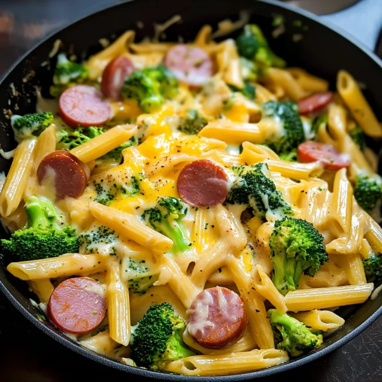 Creamy Kielbasa Broccoli Skillet 30 Minutes Easy Delicious