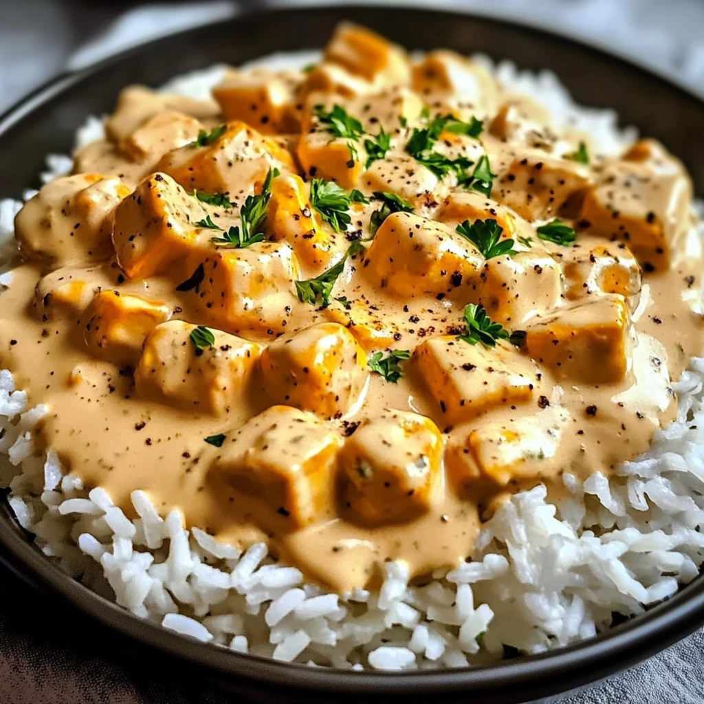 Creamy Smothered Chicken and Rice 30 Minutes Easy Delicious