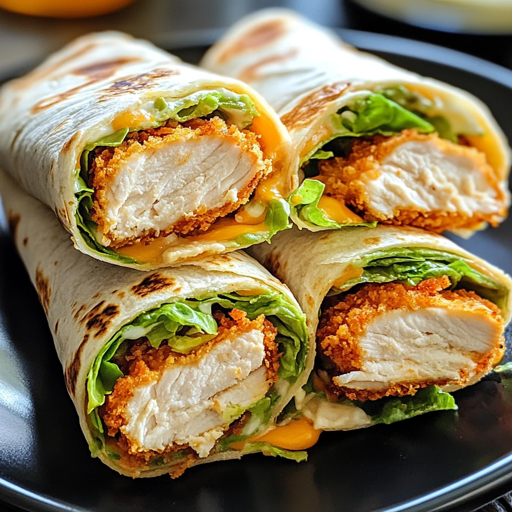 Crispy Chicken Ranch Snack Wrap 4 Servings Ultimate Delicious
