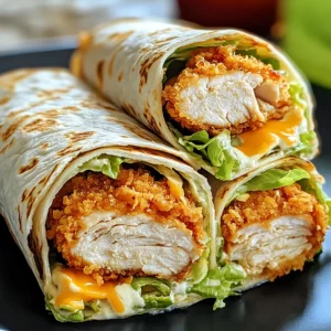 Crispy Chicken Ranch Snack Wrap 4 Servings Ultimate Delicious