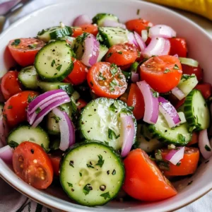 Cucumber Tomato Salad 4 Servings Ultimate Delicious