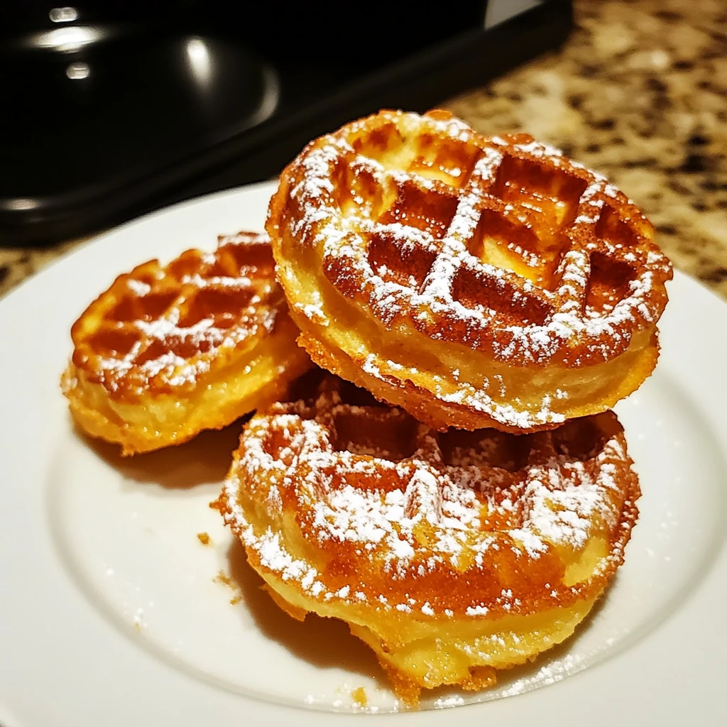 Donut Chaffle 5 Ingredients Quick Delicious