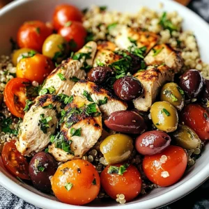 High Protein Mediterranean Chicken 4 Servings Awesome Delicious