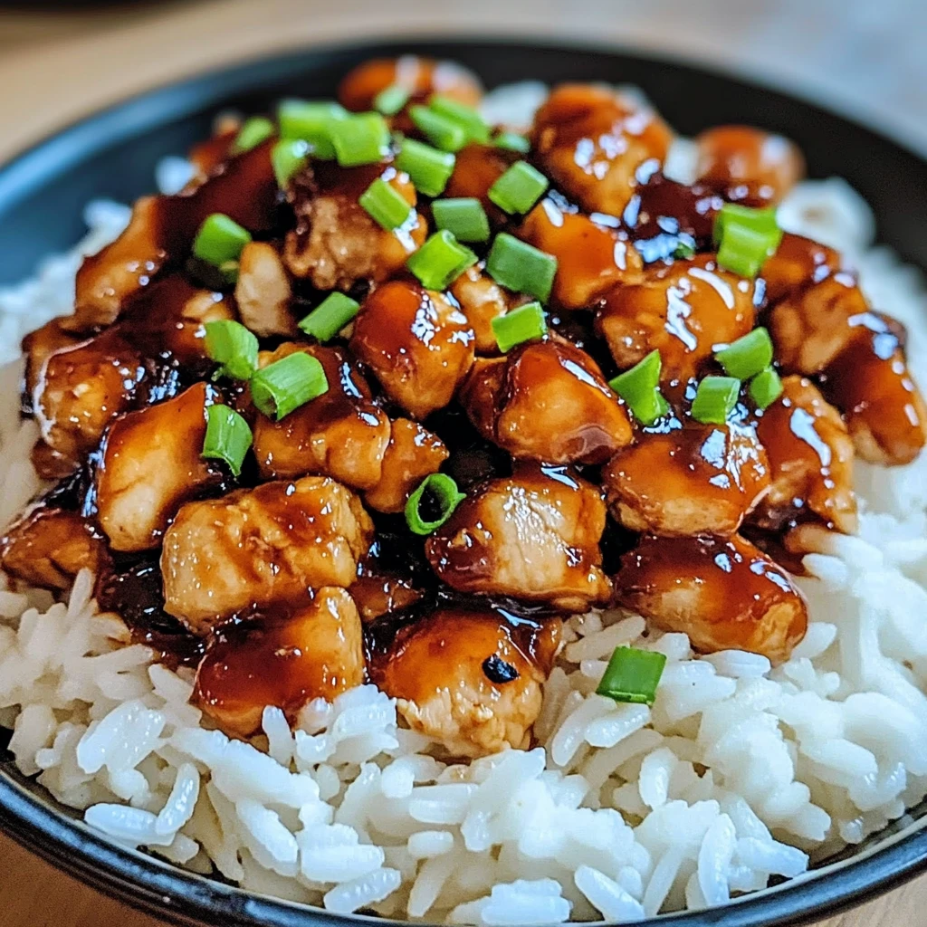 Honey BBQ Chicken with Rice 30 Minutes Easy Delicious