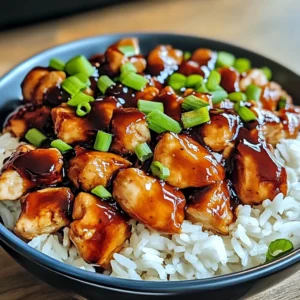 Honey BBQ Chicken with Rice 30 Minutes Easy Delicious