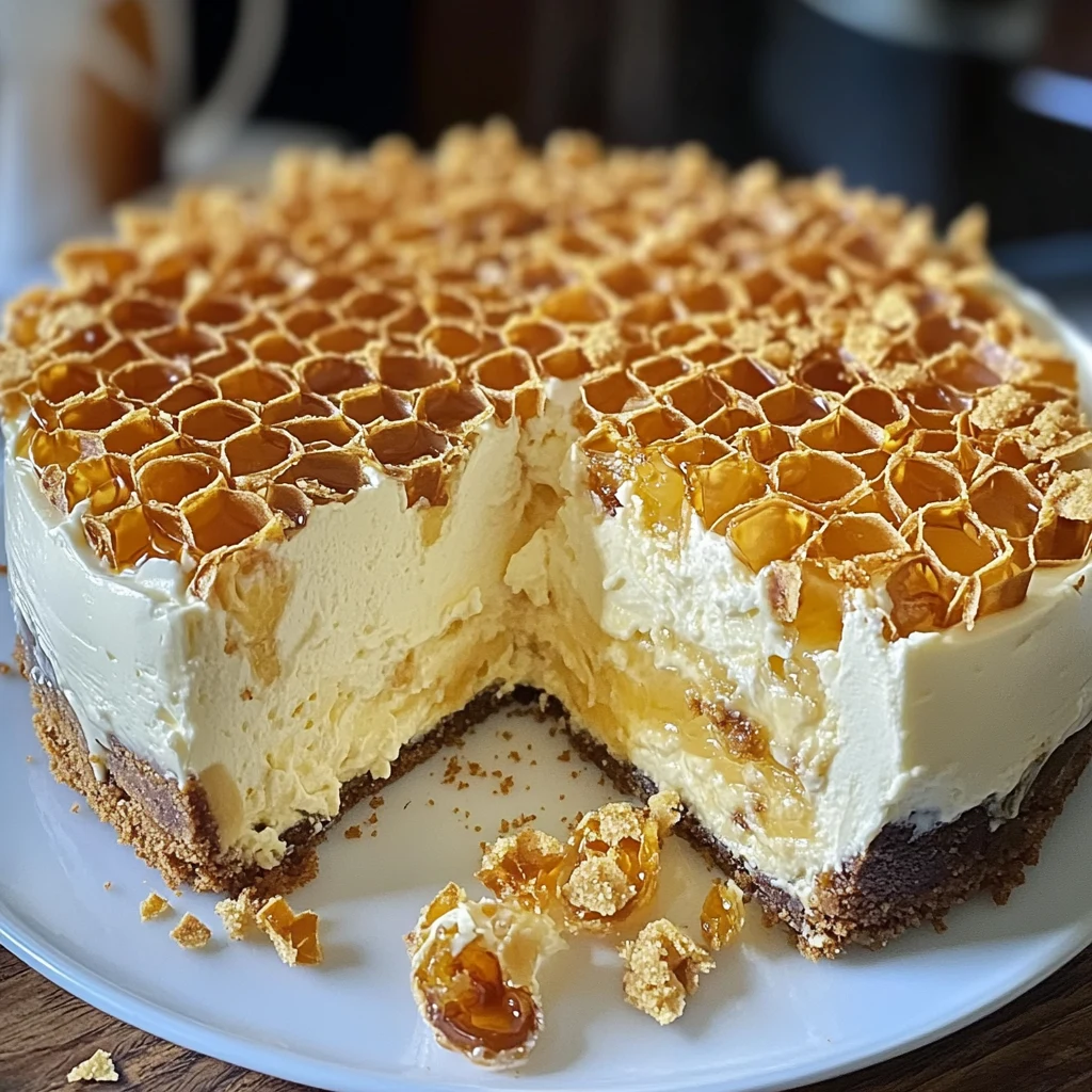 Honeycomb Cheesecake Cake 4 Servings Ultimate Delicious