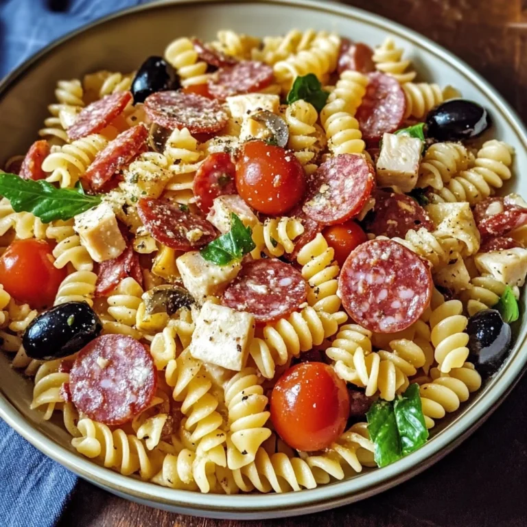 Italian Deli Pasta Salad 7 Ingredients Ultimate Delicious