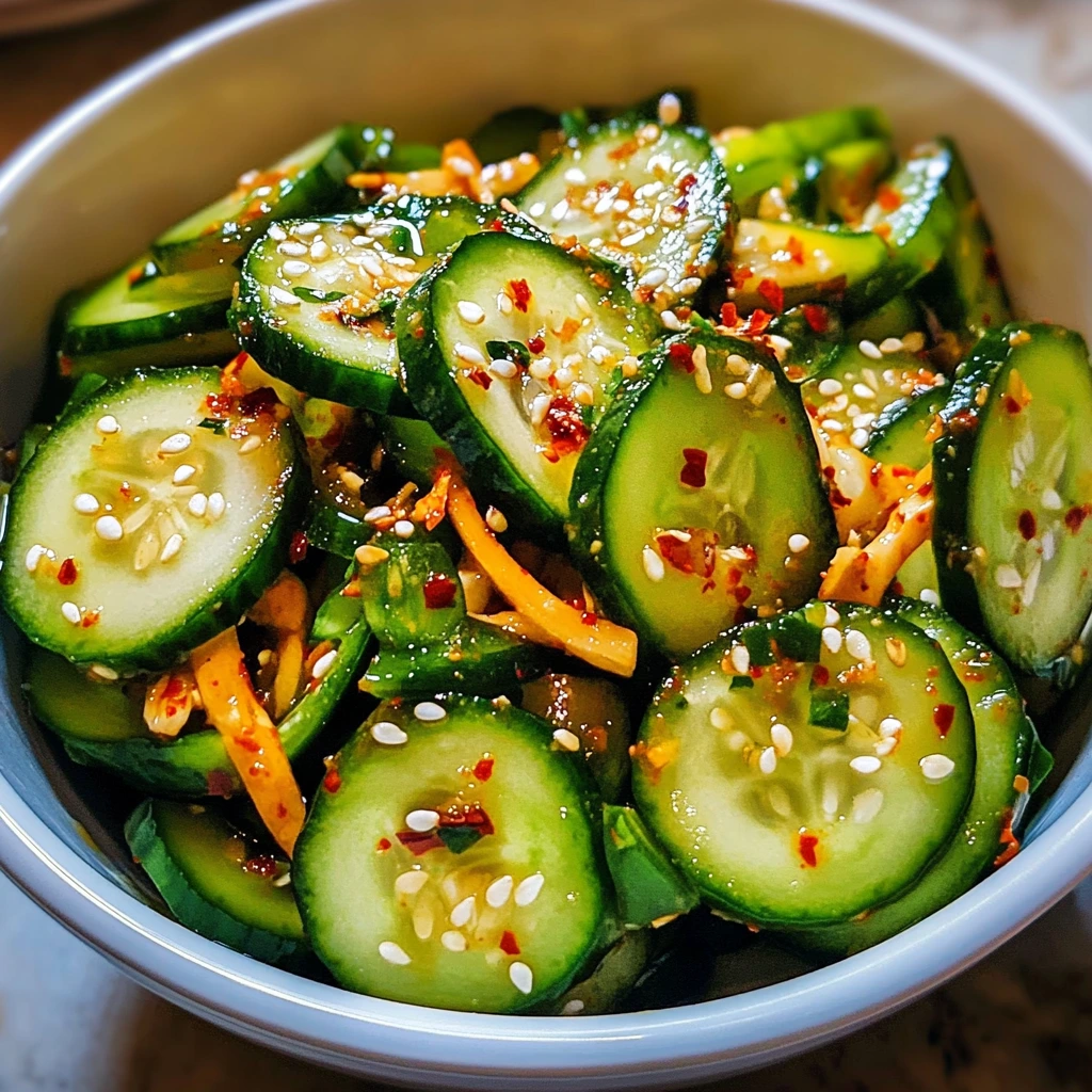 Korean Cucumber Salad 4 Ingredients Perfect Delicious