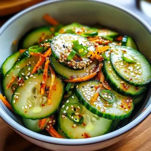 Korean Cucumber Salad 4 Ingredients Perfect Delicious
