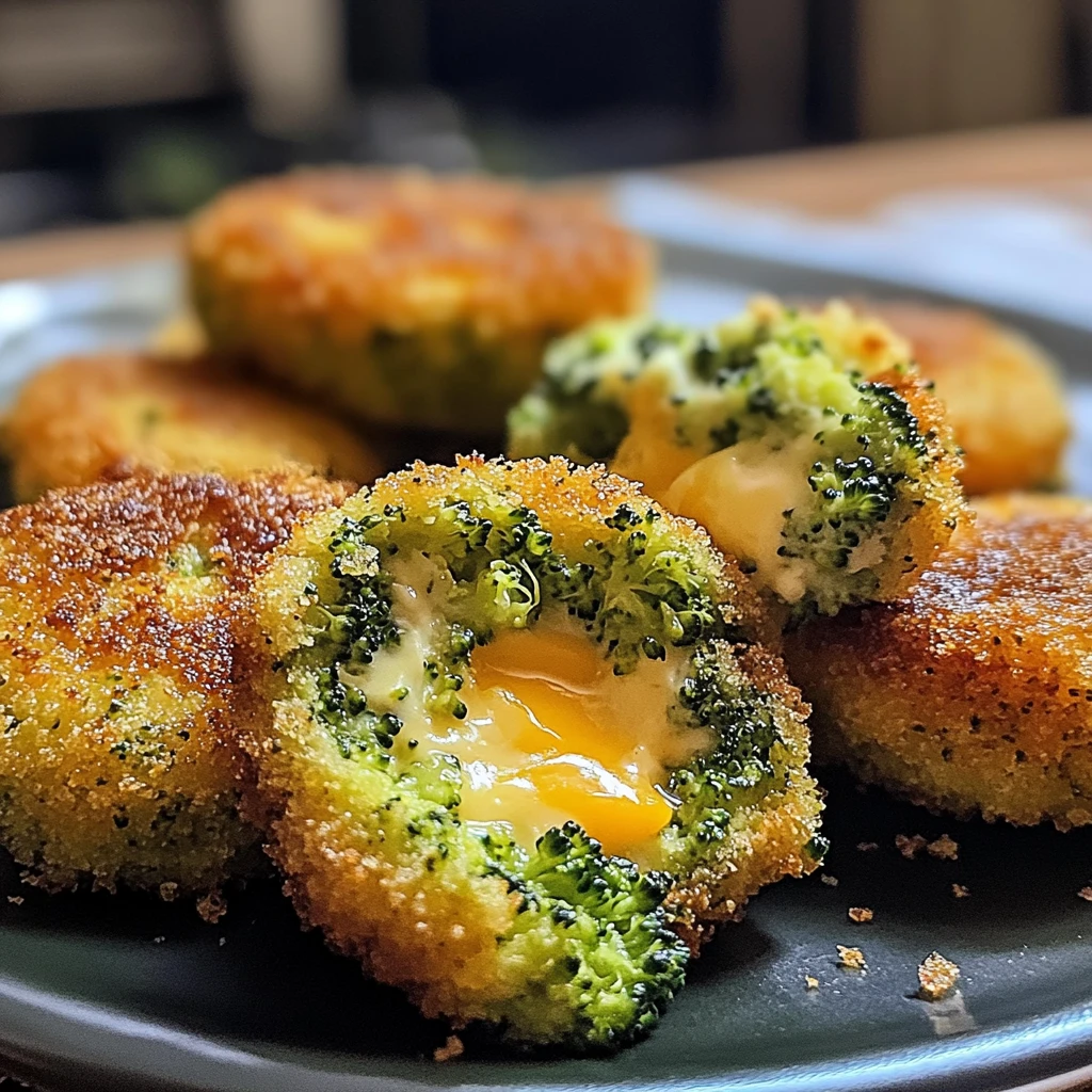 Low Carb Broccoli Cheese Rounds 4 Servings Easy Delicious