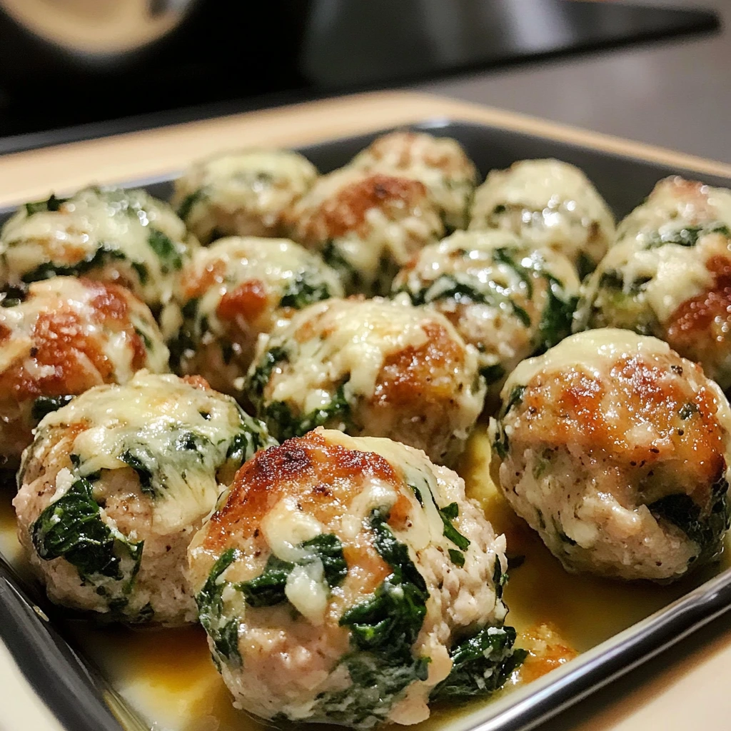 Low Carb Spinach Chicken Meatballs 20 Minutes Easy Delicious