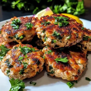 Mediterranean Chicken Patties 6 Ingredients Easy Delicious