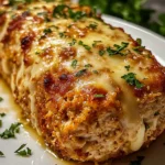 Melt-in-Your-Mouth Garlic Parmesan Chicken Meatloaf Recipe