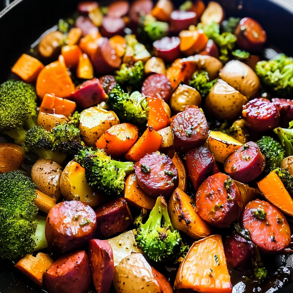 One Pan Honey Garlic Kielbasa 30 Minutes Easy Delicious