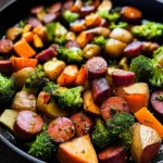 One Pan Honey Garlic Kielbasa 30 Minutes Easy Delicious