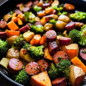 One Pan Honey Garlic Kielbasa 30 Minutes Easy Delicious