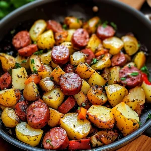 One Pan Kielbasa and Potatoes 5 Steps Easy Delicious