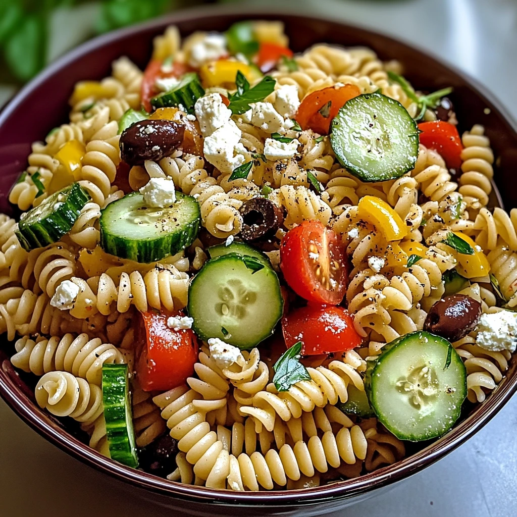 Pasta Salad with Italian Dressing 7 Ingredients Easy Delicious