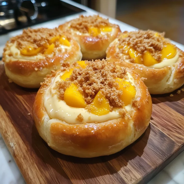 Peach Brioche 5 Steps Ultimate Delicious