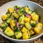 Pineapple Cucumber Salad 4 Servings Easy Delicious