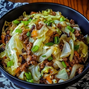 Savory Low-Carb Cabbage and Beef Stir Fry 30 Minutes Easy Delicious
