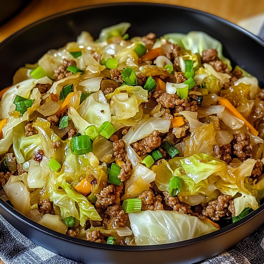 Savory Low-Carb Cabbage and Beef Stir Fry 30 Minutes Easy Delicious
