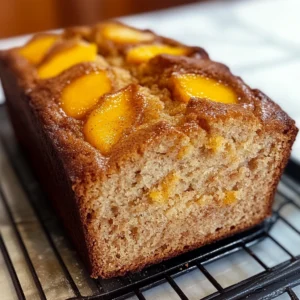 Spiced Peach Bread 7 Ingredients Perfect Delicious