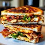 Spicy Bacon Jalapeño Chicken Melt 4 Ingredients Awesome Delicious