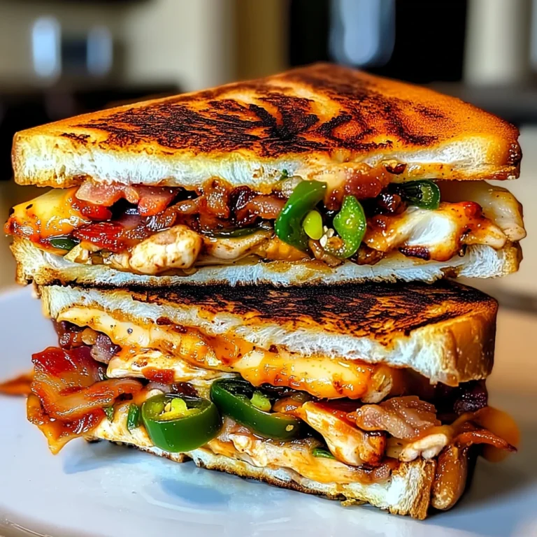 Spicy Bacon Jalapeño Chicken Melt 4 Ingredients Awesome Delicious