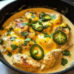 Spicy Jalapeno Chicken with Creamy Sauce: 30 Minutes Ultimate Delicious