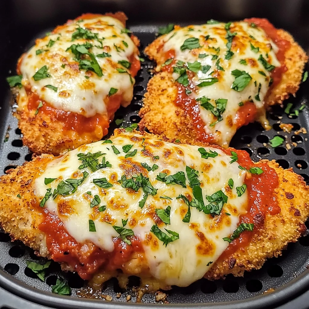 Air Fryer Chicken Parmesan 5 Steps Easy Delicious