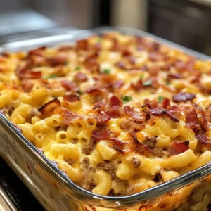 Bacon Cheeseburger Mac Casserole 30 Minutes Ultimate Delicious