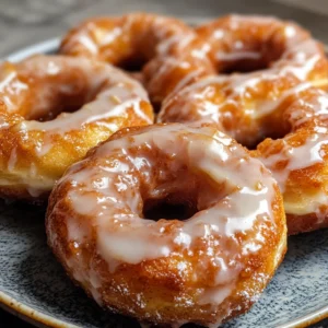 Baked Apple Donuts 4 Ingredients Ultimate Delicious