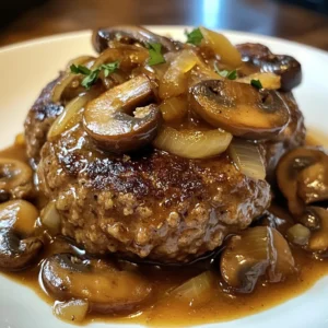 Bobby Flay Salisbury Steak 4 Servings Ultimate Delicious
