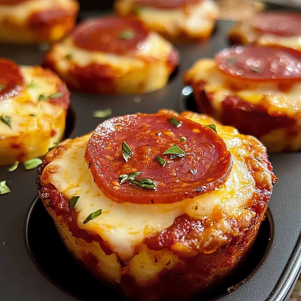 Carnivore Pizza Muffins 6 Ingredients Perfect Delicious