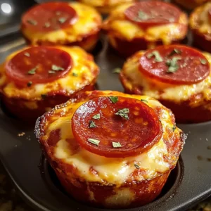 Carnivore Pizza Muffins 6 Ingredients Perfect Delicious