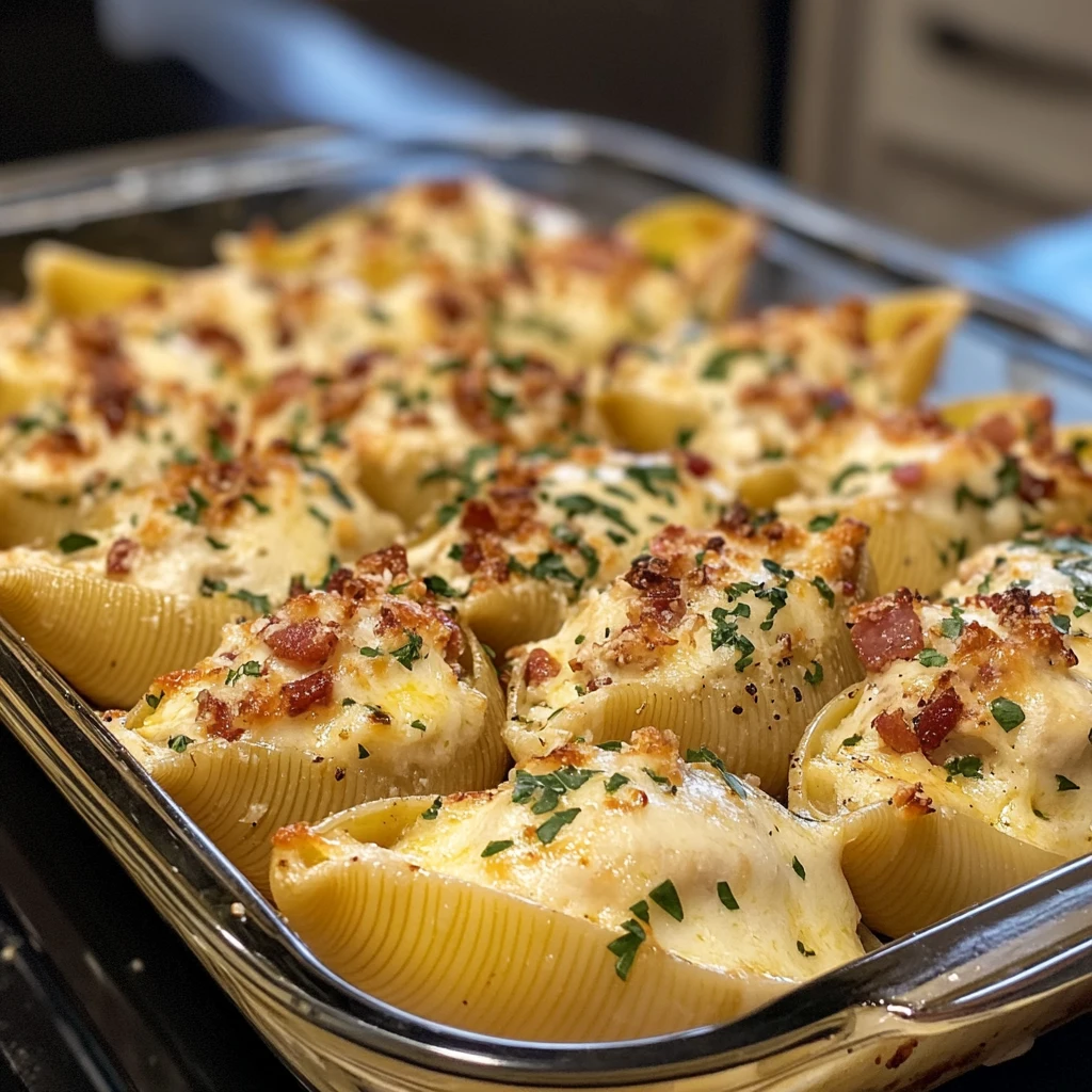 Chicken Bacon Ranch Stuffed Shells 5 Steps Ultimate Delicious