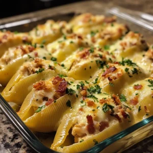 Chicken Bacon Ranch Stuffed Shells 5 Steps Ultimate Delicious
