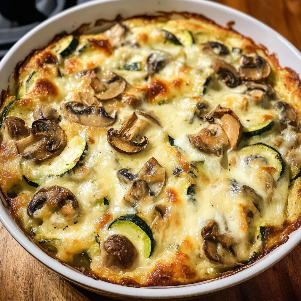 Chicken Zucchini Mushroom Bake 30 Minutes Easy Delicious