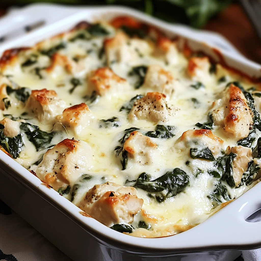 Chicken and Spinach Casserole 30 Minutes Easy Delicious