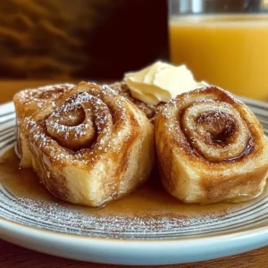 Cinnamon Roll French Toast Rolls 5 Steps Awesome Delicious