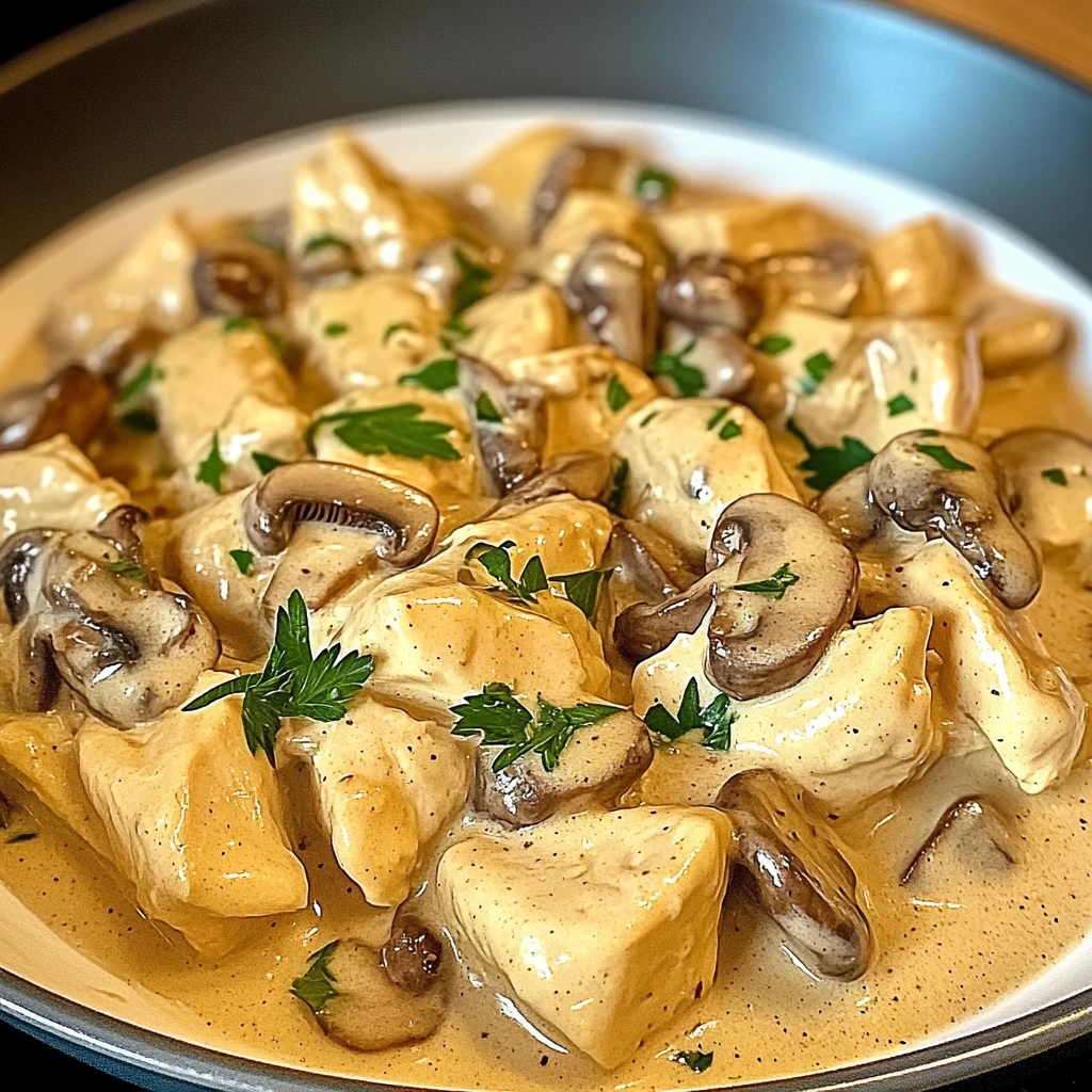Creamy Chicken Mushroom Stroganoff 30 Minutes Easy Delicious