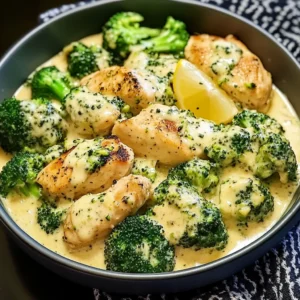 Creamy Chicken and Broccoli 4 Servings Easy Delicious