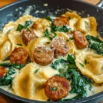 Creamy Pierogi and Turkey Sausage Skillet 30 Minutes Easy Delicious