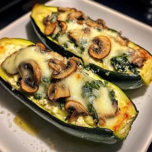 Creamy Ricotta-Stuffed Zucchini with Spinach: 30 Minutes Easy Delicious