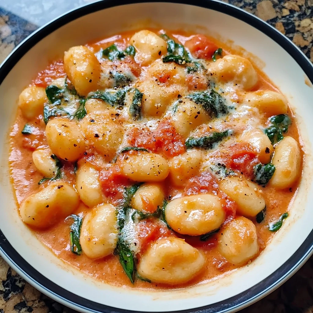 Creamy Tomato Spinach Gnocchi 30 Minutes Ultimate Delicious