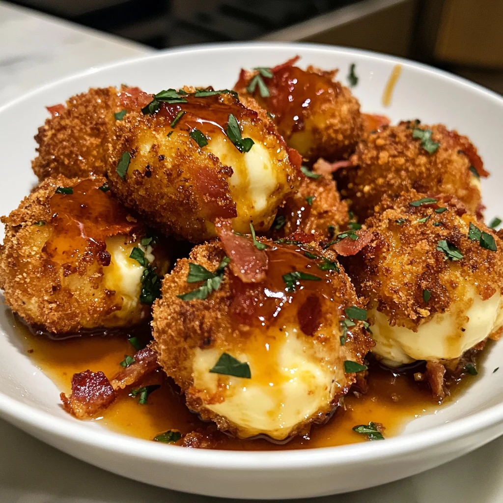 Crispy Bacon Mozzarella Poppers 30 Minutes Ultimate Delicious