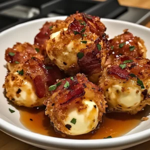 Crispy Bacon Mozzarella Poppers 30 Minutes Ultimate Delicious