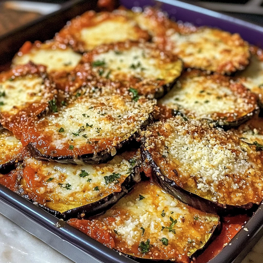 Crispy Baked Eggplant Parmesan 30 Minutes Ultimate Delicious